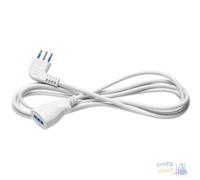 Maurer Prolunga Lineare Spina-Presa 2P+T 10A Bianca Mt 3 - Sez- 3X0,75