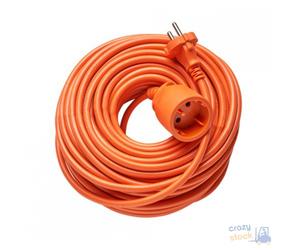 Maurer Prolunga Per Giardino Arancio Spina Schuko Presa Schuko Mt 25 Sez. 2X1,5