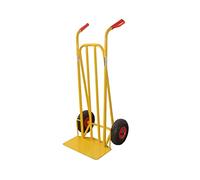 MAURER Ruote della spesa pneumatiche carrelli in acciaio fino a 200 kg cm 53x46x H105, Cranberry