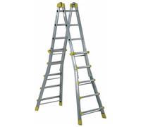 MAURER - Scala Telescopica In Alluminio 4+5 Gradini Maurer H max 4,29 Mt