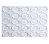 Maurer Strato di Piastrine in Silicone, Grande - 10x3 mm (confezione da 25 pezzi)