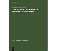 Maurice Gross The Formal Analysis of Natural Languages (Copertina rigida)
