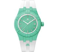 Maurice Lacroix AIKON #Tide Mint Green White 40mm Orologio svizzero al quarzo con diamanti AI2008-CCCC1-3A0-0