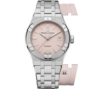 Maurice Lacroix AI6007-SS00F-530-E Men's Aikon Automatic Limited Summer Edition 39mm Watch, Pink Dial, Stainless Steel Bracelet