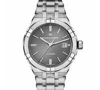Maurice Lacroix AI6008-SS002-230-1 Men's Aikon Automatic 42mm Watch, Grey Dial, Stainless Steel Bracelet