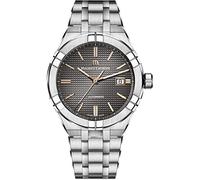 Maurice Lacroix AI6008-SS002-331-1 Men's Aikon Automatic 42mm Watch, Anthracite Dial, Stainless Steel Bracelet