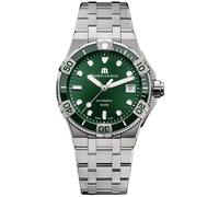 Maurice Lacroix AI6057-SSL5F-630-D Men's Aikon Venturer 38mm Watch, Green Dial, Stainless Steel Bracelet