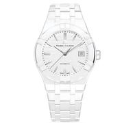 Maurice Lacroix AIKON Automatic Ceramic 39mm Men's Watch - White Dial, White Ceramic Case and Bracelet