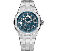Maurice Lacroix Aikon Automatic Skeleton AI6008-SS002-031-1 Men's Watch - Blue Skeleton Dial, Stainless Steel Case and Bracelet