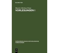 Maurice Merleau-Ponty Vorlesungen I (Copertina rigida)