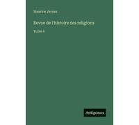 Maurice Vernes Revue de l'histoire des religions (Tascabile)