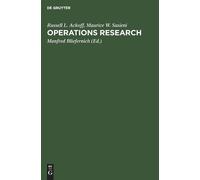 Maurice W Sasieni Russell L Ackoff Operations Research (Copertina rigida)