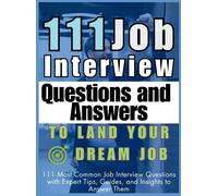 Mauricio Vasquez 111 Job Interview Questions and Answers to (Copertina rigida)
