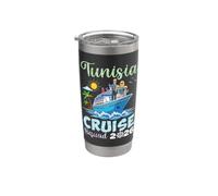Mauritius Cruise Squad 2026 Famiglia abbinata E24 Bicchiere termico in acciaio inox doppia parete