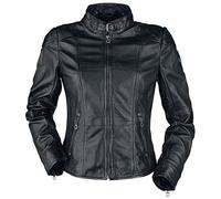 Mauritius Kina S18 LEGV Donna Giacca di pelle nero 100% pelle Regular