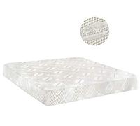 mauro Coprimaterasso Soft Matrimoniale Antistress Traspirante massaggiante-con Angoli 180x200+25 Fascia