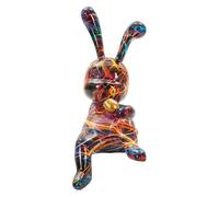 Mauro Ferretti Coniglietto Psyco -B- Polyresin Multicolor 22x21,5x10 cm