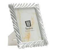 Mauro Ferretti Cornice Carvy 21,3x1,5x26,3 in Polyresin e Vetro Colore Silver