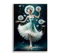 Mauro Ferretti Dipinto su Tela Laccato Dancing C/Cornice -B- cm 72X4X102