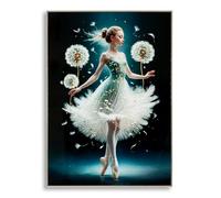 Mauro Ferretti Dipinto su Tela Laccato Dancing C/Cornice Multicolore 72X4X102 cm