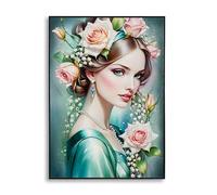 Mauro Ferretti Dipinto su Tela Laccato Fantasy C/Cornice -A- Multicolore 102x72x4 cm