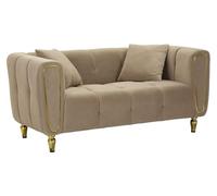 Mauro Ferretti Divano Alma Grigio C/Cuscini cm 155X81X71