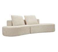 Mauro Ferretti Divano Sofa/Bed Island Bianco Sponge e Polyester 238x92x78 cm