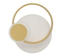 Mauro Ferretti Lampada da Muro LED Dish 29X6,5X34 cm Gold/White