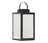Mauro Ferretti Lanterna Simply cm 15,5X15,5X28,5 Metallo e Vetro Nero