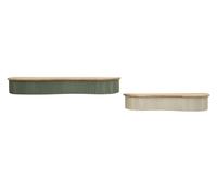 Mauro Ferretti Mensole Frankfurt coppia, 86x18x12-65x16x12 cm