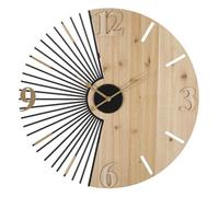 Mauro Ferretti Orologio da Muro Wordy 60X3,5 cm Metallo E MDF Multicolor