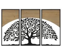 PANNELLO DA MURO ARC FERRO E WOOD SET 3PZ