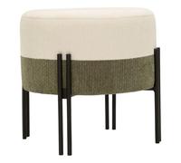 Mauro Ferretti Pouf Stile Moderno Bicolore Cm Ø 44X41