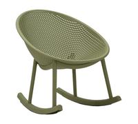 Mauro Ferretti Sedia A Dondolo Ibiza Verde Polypropylene 66X88X80 cm