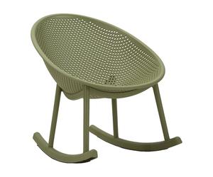 Mauro Ferretti Sedia A Dondolo Ibiza Verde Polypropylene 66X88X80 cm