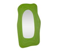 Mauro Ferretti Specchio da Muro Dafne Verde MDF e Specchio 90x165 cm