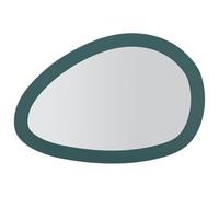 Mauro Ferretti Specchio da Muro Saturno Ottanio in Ferro, Teal, 71x48 cm