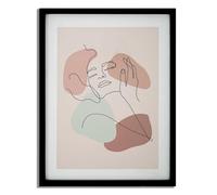 Mauro Ferretti Stampa C/Cornice Face -A- MDF e Vetro Multicolor 47x35 cm