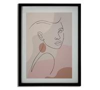 Mauro Ferretti Stampa C/Cornice Face -C- MDF e Vetro Multicolor 47x35 cm