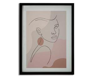 Mauro Ferretti Stampa C/Cornice Face -C- MDF e Vetro Multicolor 47x35 cm