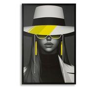 Mauro Ferretti Stampa C/LED su Tela Margot Multicolor 120x80 cm