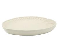 Mauro Ferretti Svuotatasca Stons Vassoio Ovale Polyresin Cream 33x29 cm