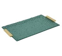 Mauro Ferretti Svuotatasche Grent cm 34X19,5 POLYRESIN Verde E Oro