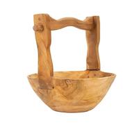 Mauro Ferretti Svuotatasche Timbo in Teak Riciclato 32x25x27 cm