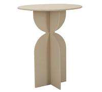 Mauro Ferretti Tavolinetto Dune cm Ø 45X58 - Iron, Cream