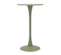 Mauro Ferretti Tavolo Bar Alaska Verde MDF e Ferro Ø 60X106 cm