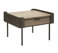Mauro Ferretti Tavolo da caffè in metallo e legno marrone cm 110x60x41 - 1427710000