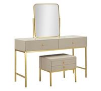 Mauro Ferretti Toeletta Luxury C/Sspecchio e Sgabello, Multicolor, 120x45 cm