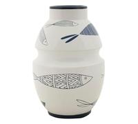 Mauro Ferretti Vaso Ceramica Fish Ø 15X24 cm Multicolor