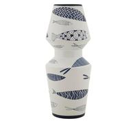 Mauro Ferretti Vaso Ceramica Fish Double Ø 14X34 cm Multicolor